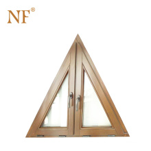 Non-opening triangle glass aluminum polygon window